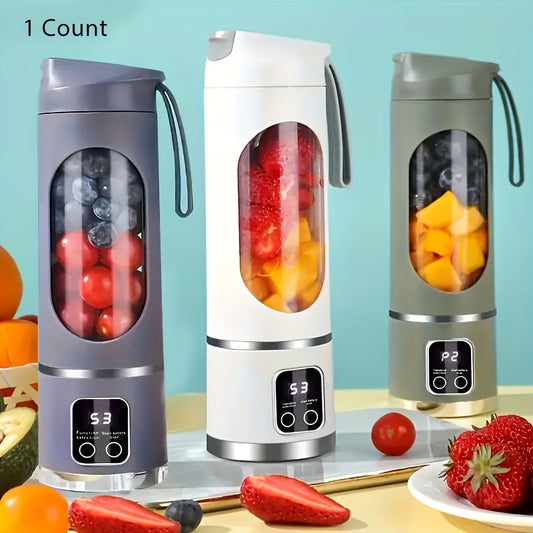 USB-Rechargeable Blender & Juicer for Fruit Drinks - Easy to Clean, Portable, 10.14oz-16.91oz Capacity