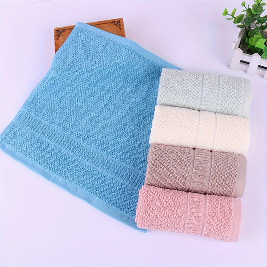 1/5 pack of 34x34cm cotton long-haired face and hand towels. Super absorbent, quick-drying, and extremely soft. Ideal for daily use at home, in the bathroom, or at the spa. Easy to carry while traveling.