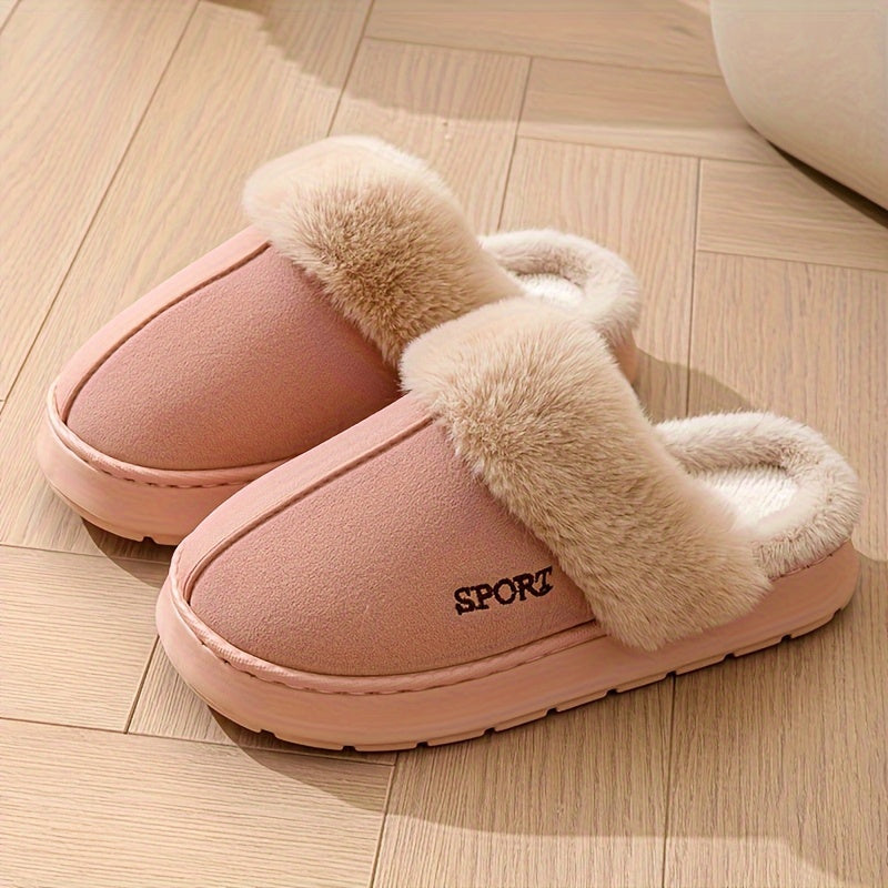 Women's Indoor Slippers with Soft Fabric Upper and EVA Sole, Comfortable for Home