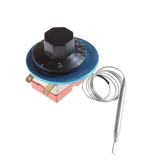 Adjustable Centigrade Dial with Ceramic Base allows for precise temperature control in versatile electric ovens and water heaters. Operates at 220V AC, 16A, with a wide temperature range of 30-300°C. Ideal for a variety of cooking and heating