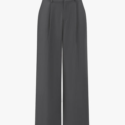 Wide leg pants in solid colors, perfect for spring and summer casual wear.