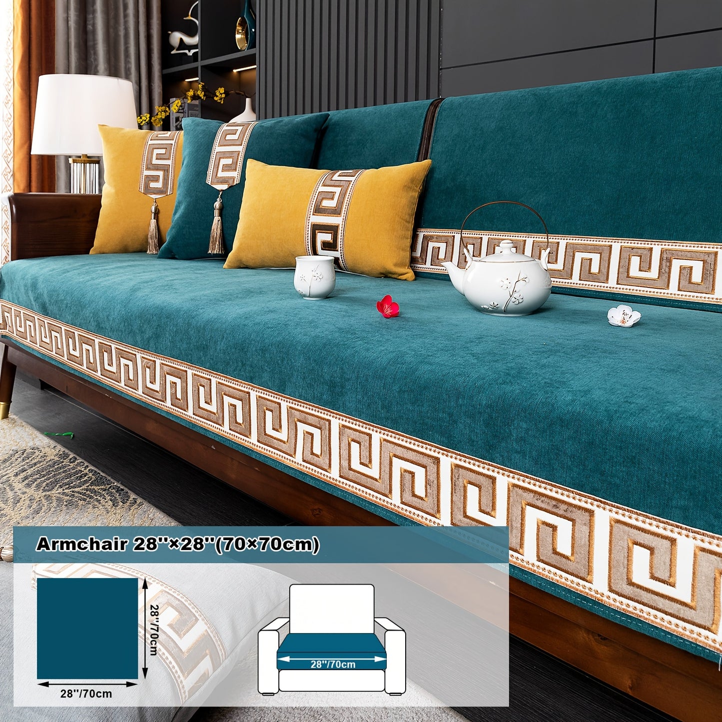 European-style Snowy Sofa Cushion, Chic Nordic Light Luxury, Popular in Europe, US, and Middle East.