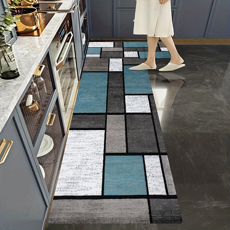 Soft Thickened Kitchen Floor Mat - Non-slip, Oil-proof, Waterproof Runner Rug - Dirt-resistant Carpet - Machine Washable - Entrance Doormat for Kitchen, Living Room, Laundry, Bathroom - Water-absorbing - Room Decor