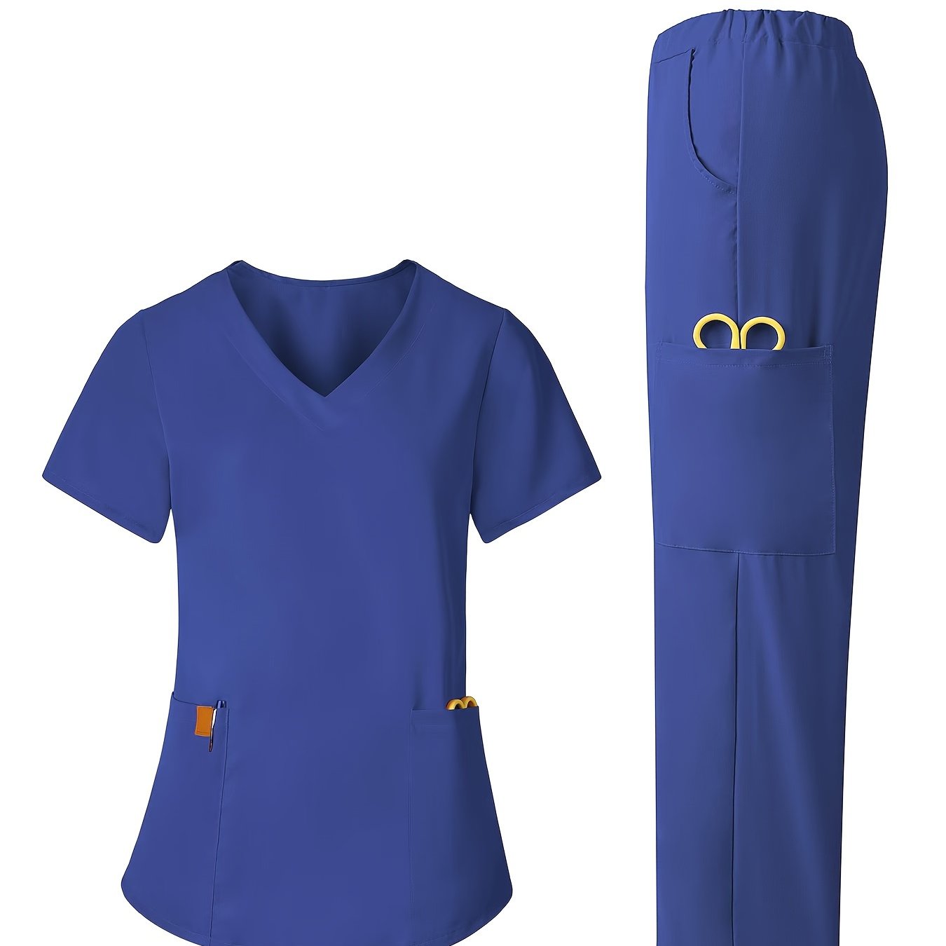 Unisex Medical Surgical Gown Set for Healthcare Professionals, Including Top and Pants