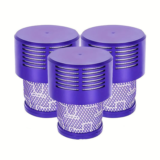 Get a 1, 2, or 3 piece set of Dyson V10 accessories, including filters for the SV12 Cyclone cordless vacuum cleaner. These washable replacement post-filters are essential spare parts for your Dyson vacuum.