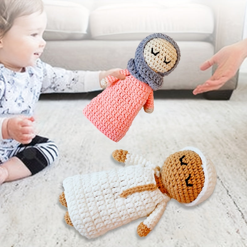 Handmade Muslim Dolls for Children - Unique Gifts for Baptisms Made with 100% Pure Handmade Knitting