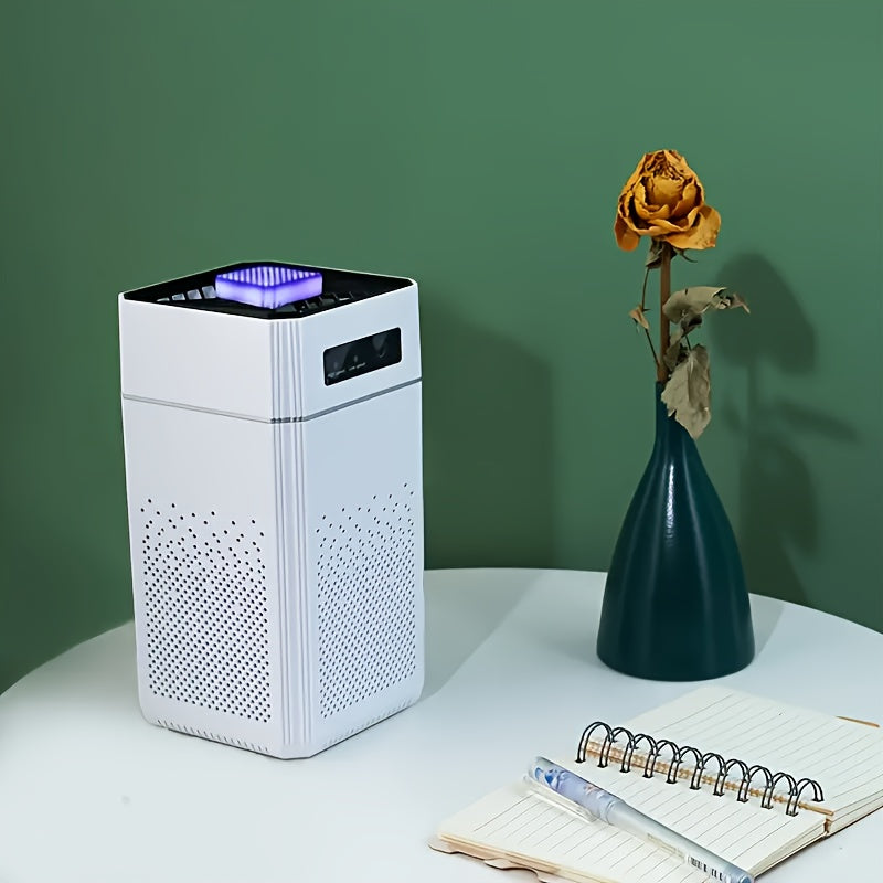 HEPA Air Purifier with Nightlight, Touch Control, USB Powered - Perfect for Home and Office, Removes Smoke, Dust, and Pet Dander