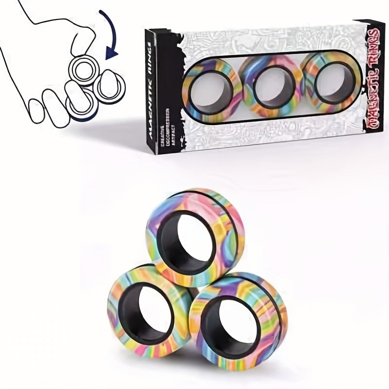 Relaxing magnetic toy for stress relief