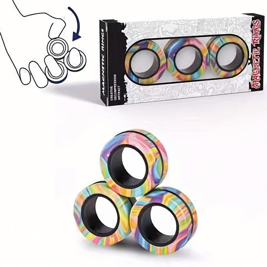 Relaxing magnetic toy for stress relief