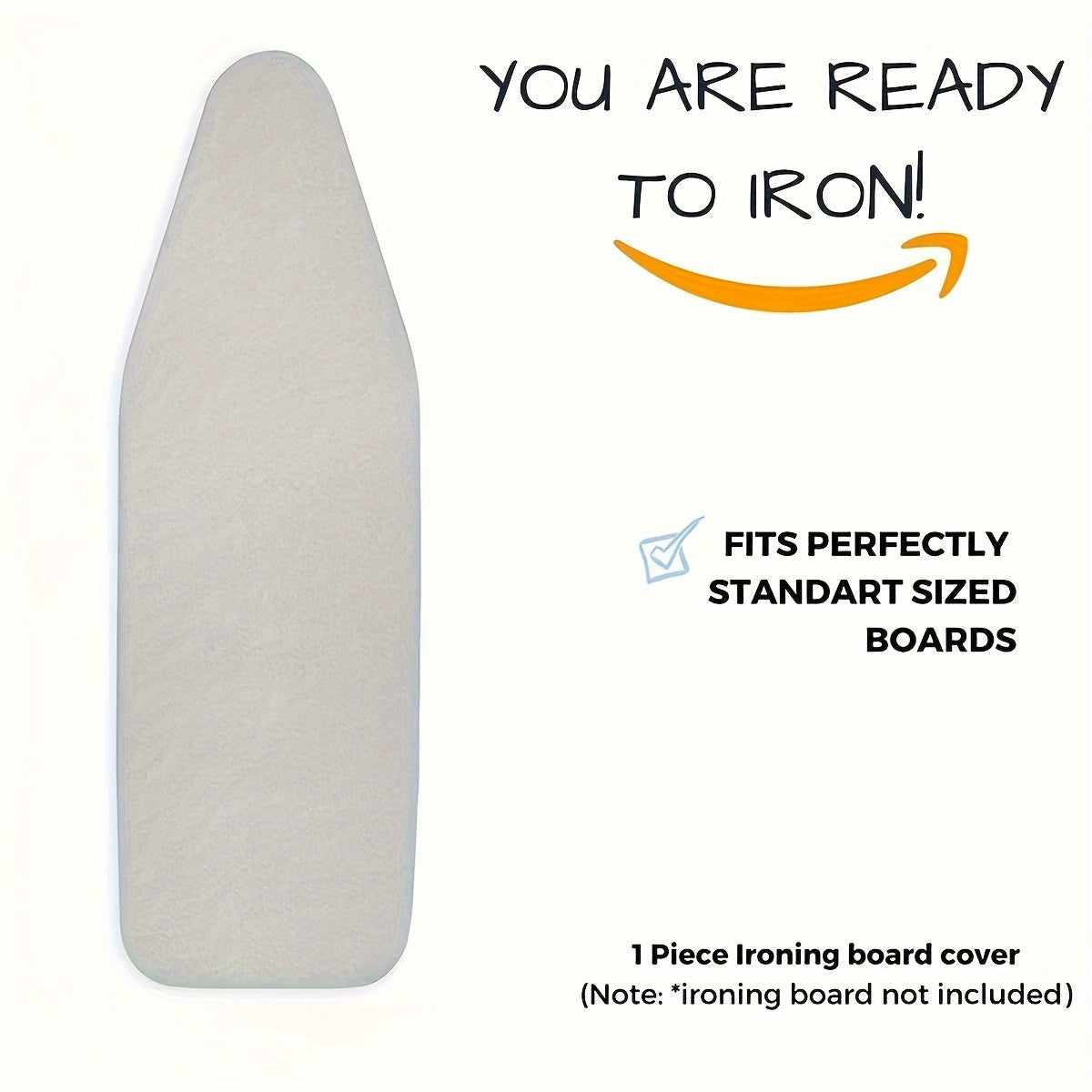 Upgrade your ironing experience with the 1pc Premium Thickened Ironing Board Cover. This universal fit cover is made from four layers of durable paper, ensuring long-lasting quality. The heat-retaining steam-reflective surface not only speeds up ironing