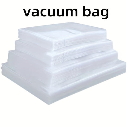 Package includes 50 sets of food-grade vacuum bags, perfect for use with vacuum sealing machines. These thickened bags are ideal for storing items like braised pork, dumplings, cured meat, donkey-hide gelatin cake, and more. Keep your food fresh and