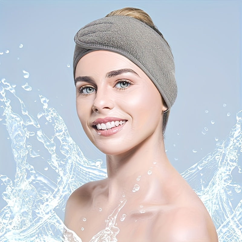 Adjustable headscarf for women, perfect for various activities like washing face, bathing, yoga, sports, and running.