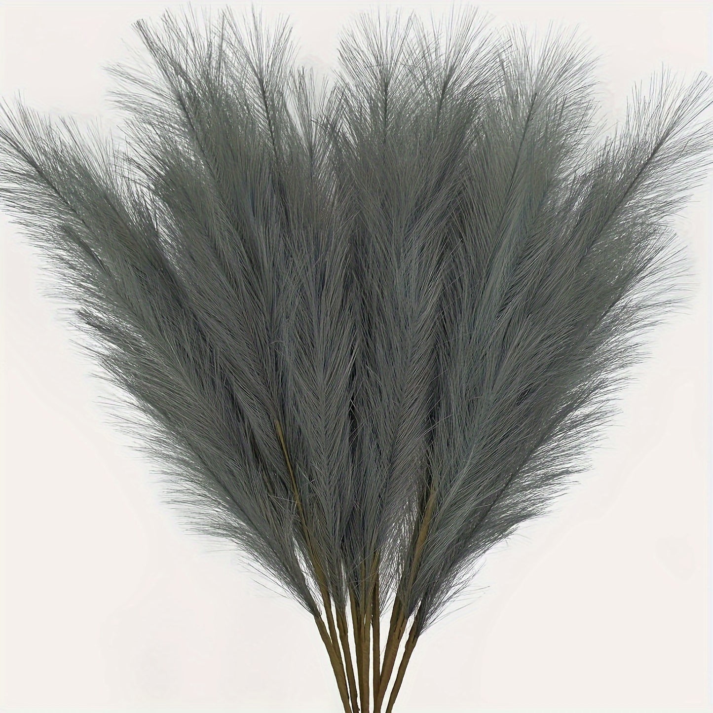 12 Bohemian fabric pampas grass decorations, 54.86cm artificial plants for tabletop, suitable for various holidays - no container included