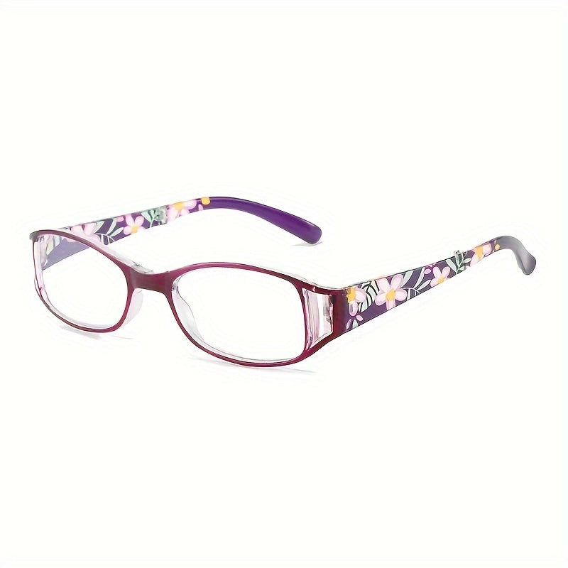 1pc Vintage Printed Folding Reading Glasses, Ideal Gift for Women.