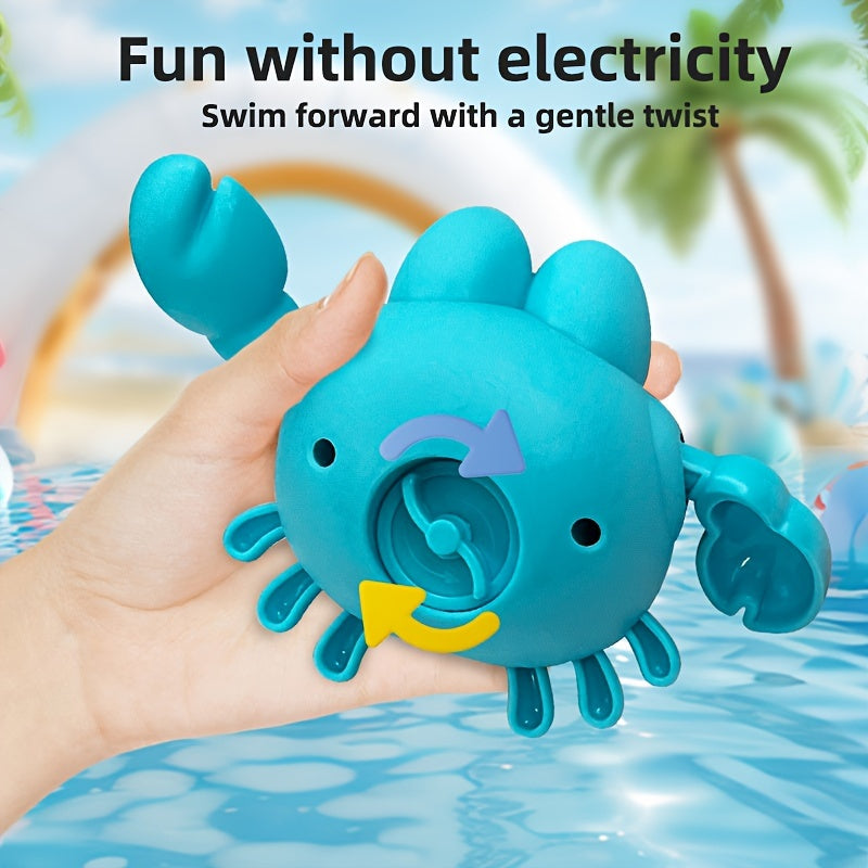 Get the kids excited with the Interactive Educational Cartoon Crab Toy Set! This multicolored toy enhances motor skills and is perfect for pool and bath play. It makes a great gift for Christmas, Halloween, or Songkran Festival. The soothing design