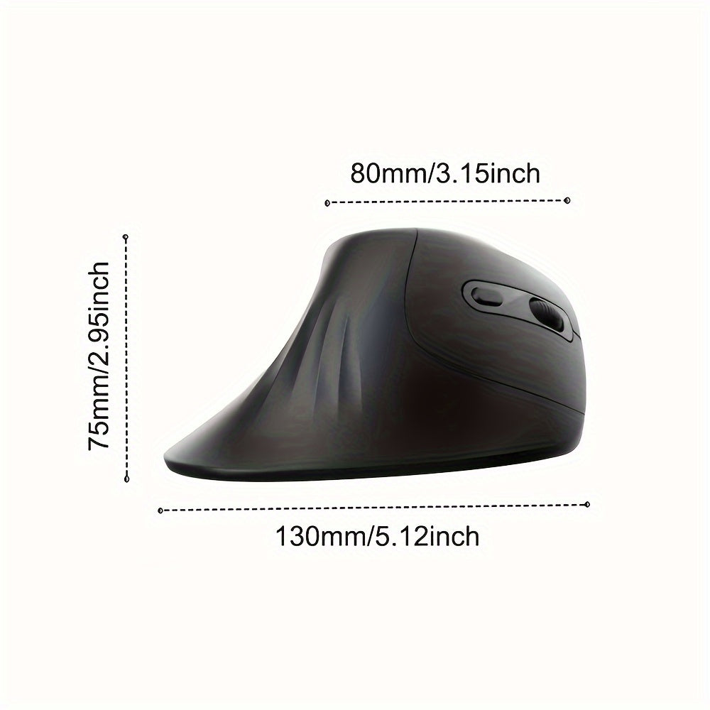 Battery-powered ergonomic wireless mouse designed for gaming and compatible with Windows XP for use with PC or laptop in a home office.