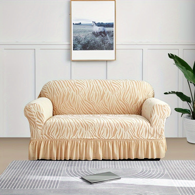 Dustproof sofa slipcover for all seasons, universal fit for couches, protects furniture in home decor.