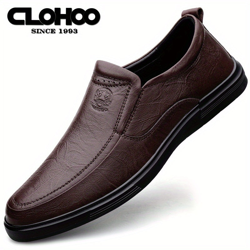 CLOHOO Erkaklar Qo'lda Yasalgan Slip On Loafer Poyabzal