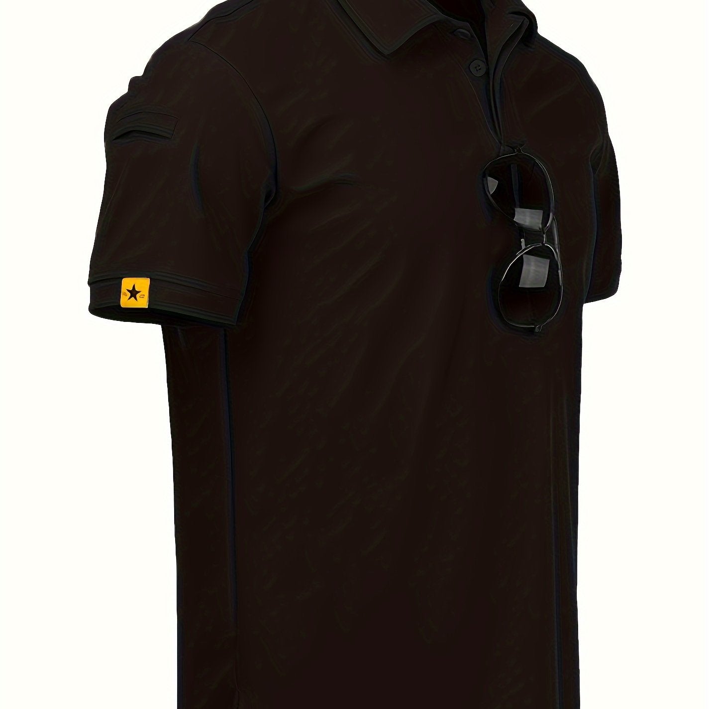 Men's casual stretch sports shirt ideal for golf and tennis during the summer outdoor season.