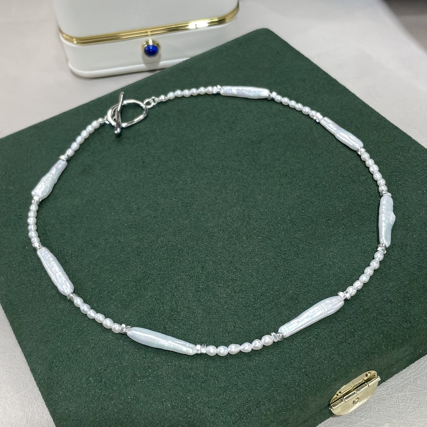 Baroque Pearl Necklace Featuring Multiple Styles - Made from Natural Stone, Perfect for July Birthdays, Suitable for Parties & Festivals - A Thoughtful Gift for Wife, Daughter, Friends, or Family for Valentine's Day, Birthdays, Christmas, or Anniversaries