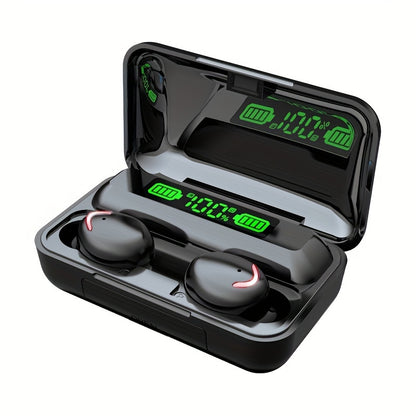 TWS Wireless Earbuds with Touch Control and LED Display Charging Bin