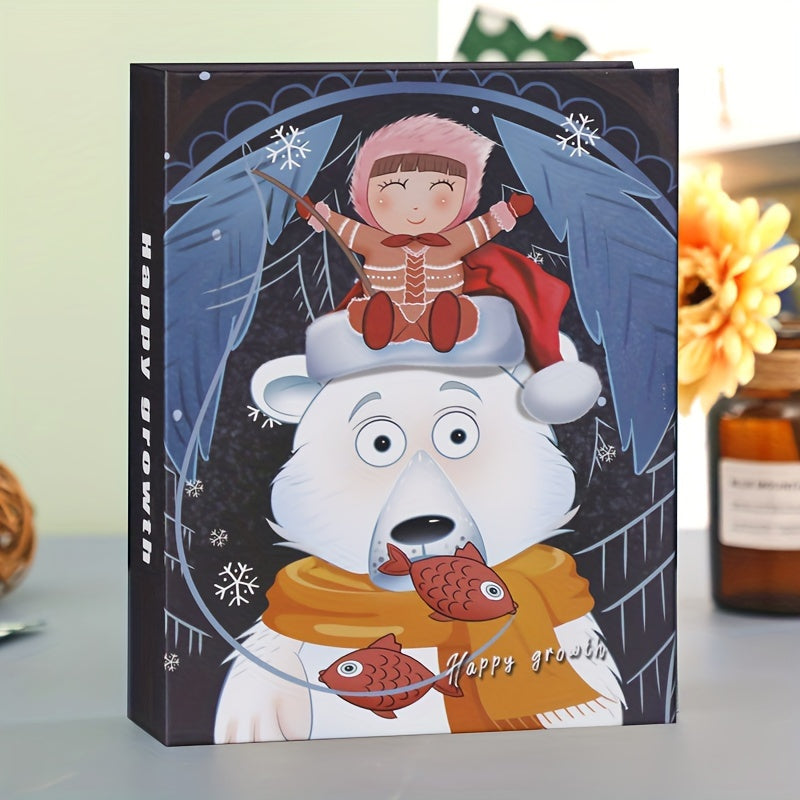 One piece of a creatively designed commemorative photo album, featuring 100 sheets of 6-inch double-sided pages.