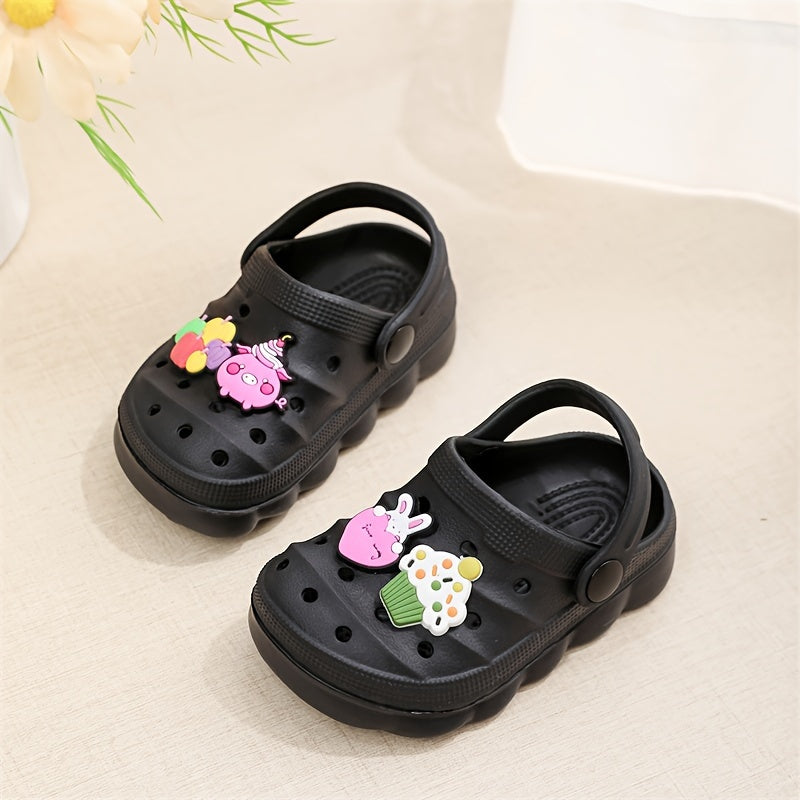 Children's Croc-style EVA slides: lightweight, durable, all-season sandals for ages 14 and under.