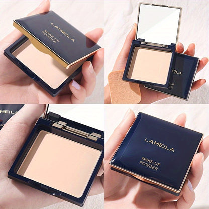 LAMEILA Matte Foundation Makeup Powder provides long-lasting oil control and smooth application, with translucent coverage for all skin tones.