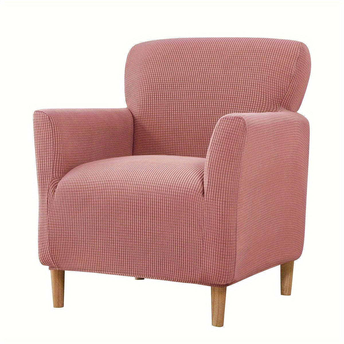 Zamonaviy armchair slipcover, sirpanishga qarshi dizayn, mashinada yuviladigan polyester/spandex va elastik tasma bilan yopish - standart armchairlarga mos keladi.