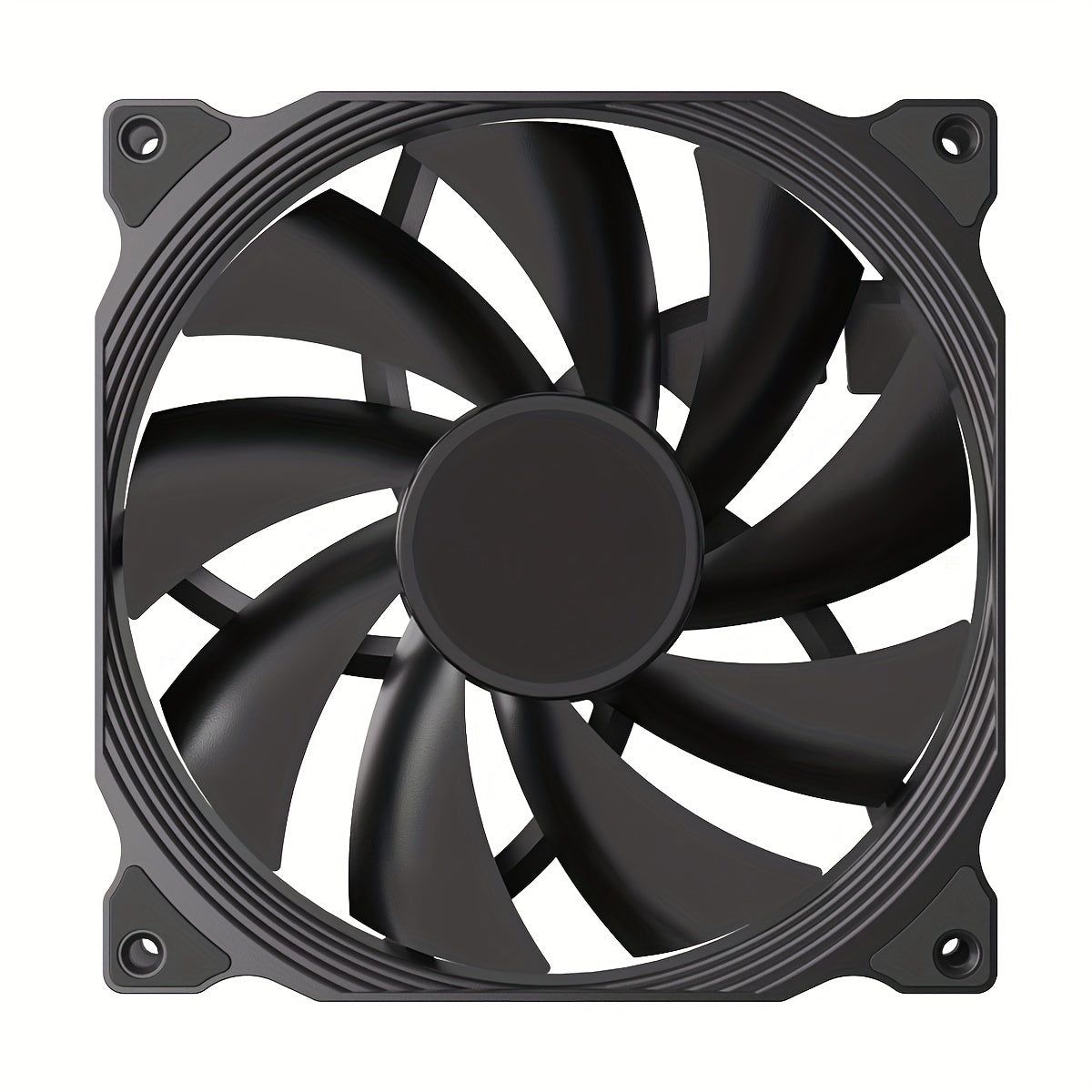 TEUCER 14cm/5.51in PWM fan for PC case cooling with 4-pin connection.