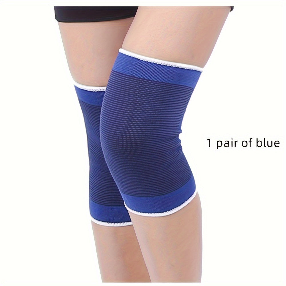 Knitted knee pads for autumn and winter outdoor sports.