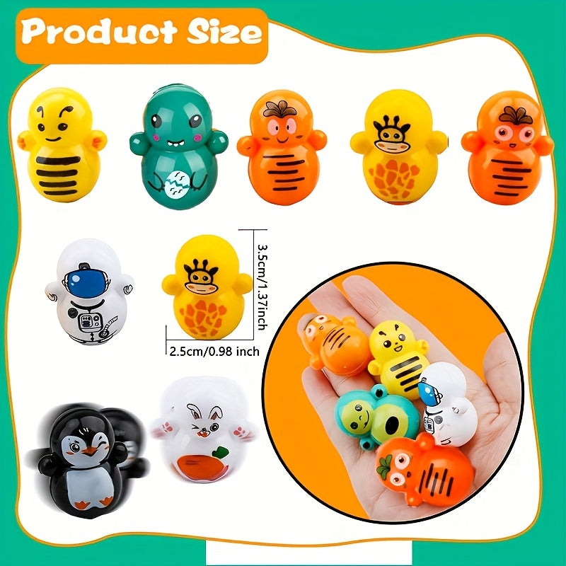 10/20 cat rolling toys in various styles, durable plastic, interactive, no electricity needed.