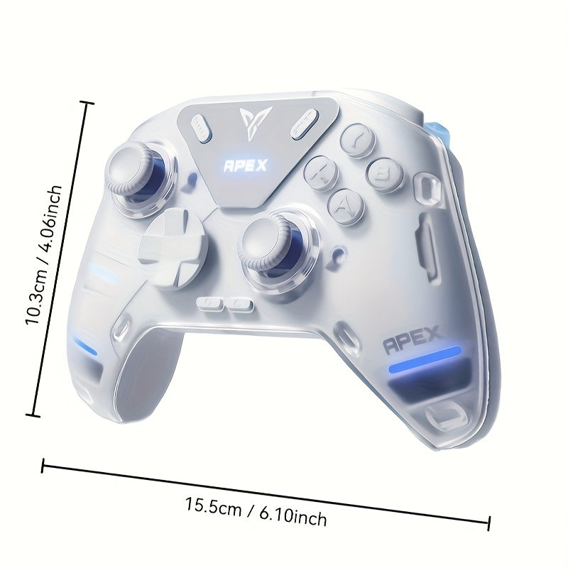 Wireless Flydigi Apex 4 Elite Gamepad with Force Feedback Trigger for Xbox, Steam, and PC - Perfect Gift for Gamers.