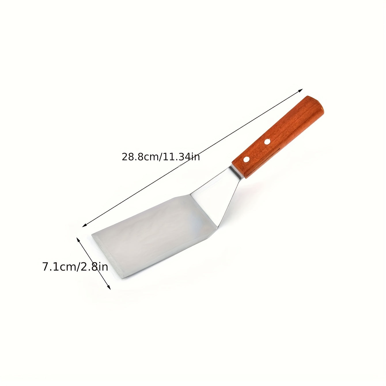 1 Piece Popular Choice Stainless Steel Shovel Knife for Tiramisu, Cake, Steak, and More with Slanted Mouth Design