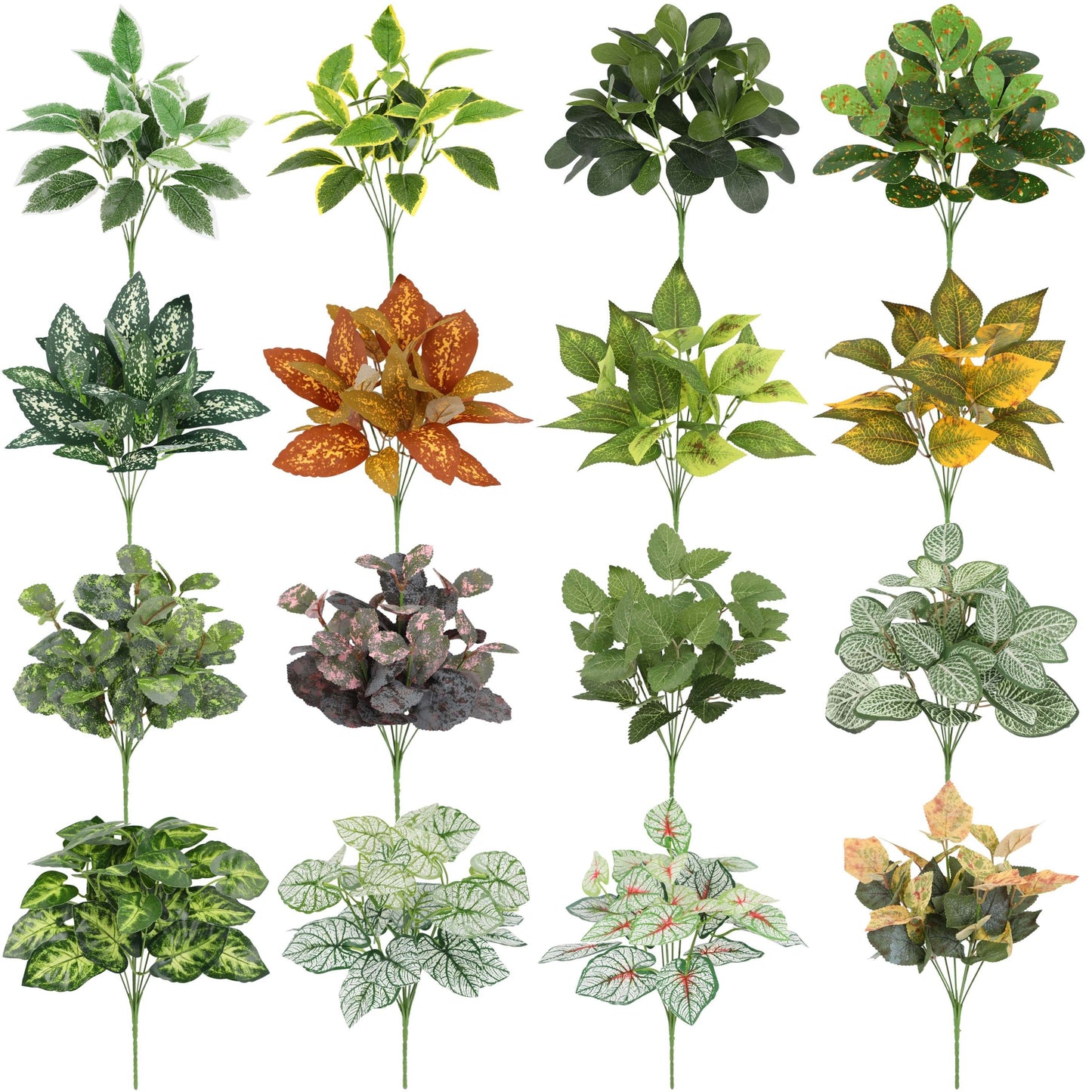 1pc Artificial Potted Leaf Plant, Faux Bonsai Green Plant for Indoor and Outdoor Use in Dining, Office, or Home Decor.