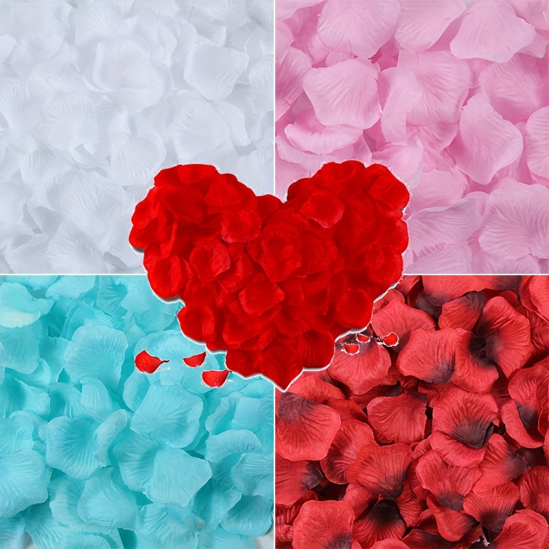 1000pcs of Romantic Non-woven Fabric Petals, ideal for wedding decor