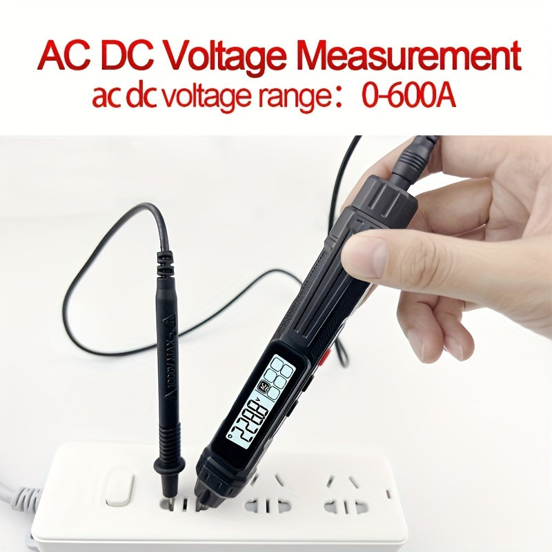 ZLLJMETER Digital Multimeter Pen with AC/DC Voltage Meter, Resistance, Diode, NCV Detection, Analog-Digital Display, PPSU Body, Battery Powered (Battery Not Included)