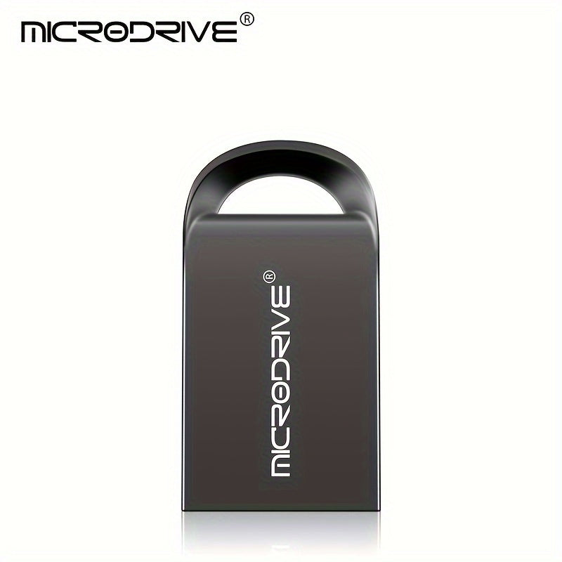 Microdrive mini USB flash drive with key ring, available in various sizes from 4GB to 128GB. Creative gift idea with MINI M1 buttons.