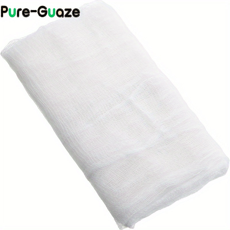 Get two pieces of high-quality Grade 10 White Cheesecloth, perfect for cooking, baking, juicing, and straining. These reusable, food-safe muslin cloths are essential in any kitchen, coming in three different sizes (0.91, 1.83, and 2.74 meters). Use them