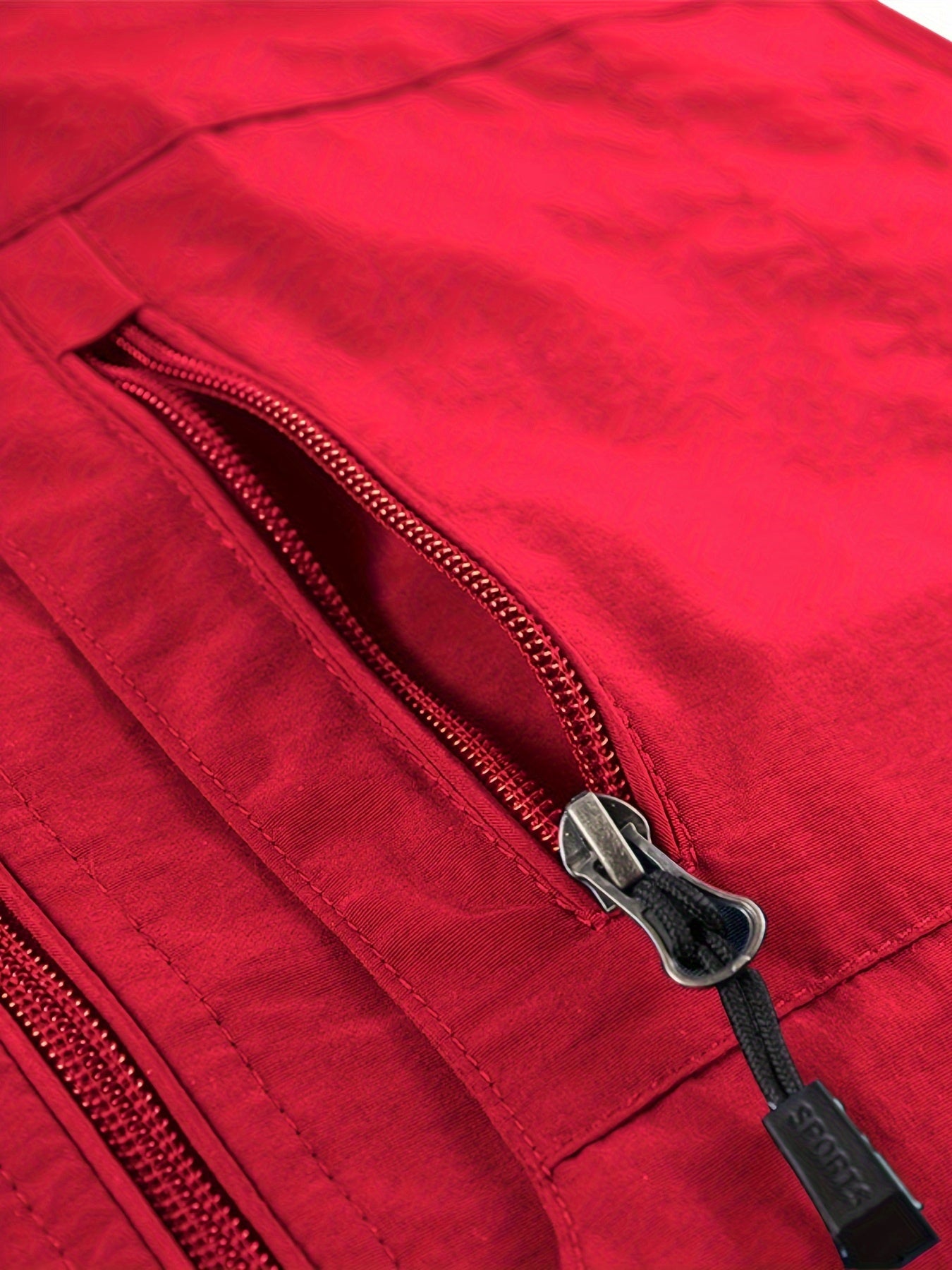 Men's Zipper Pockets Cargo Vest for outdoor activities in Spring and Summer.