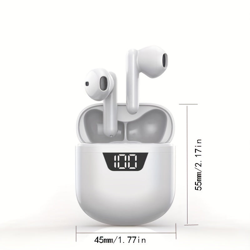 Sports wireless earbuds with microphone for Android and iOS phones.