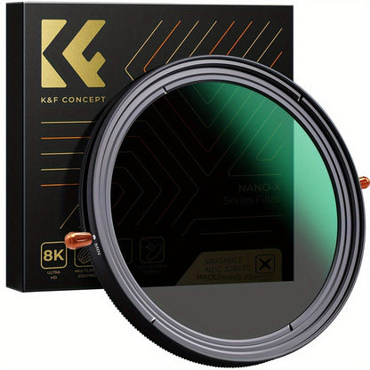 KF Variable ND2-ND32 (1-5 Stop) + CPL Circular Polarizing Filter 2in1 with Graduated Fader Neutral Density Filter MRC 28-Layer ND2-ND32 No X-Spots