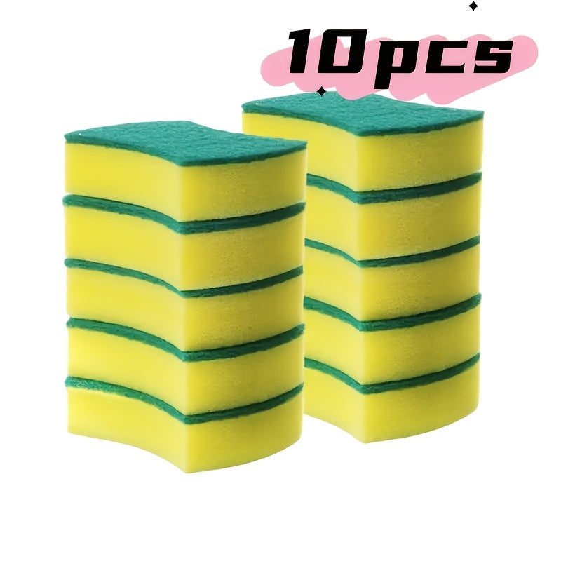 Get 10/12/24pcs of Highly Absorbent Cleaning Sponges, Perfect for Removing Rust from Spatulas and Wiping Away Oil Stains with Ease