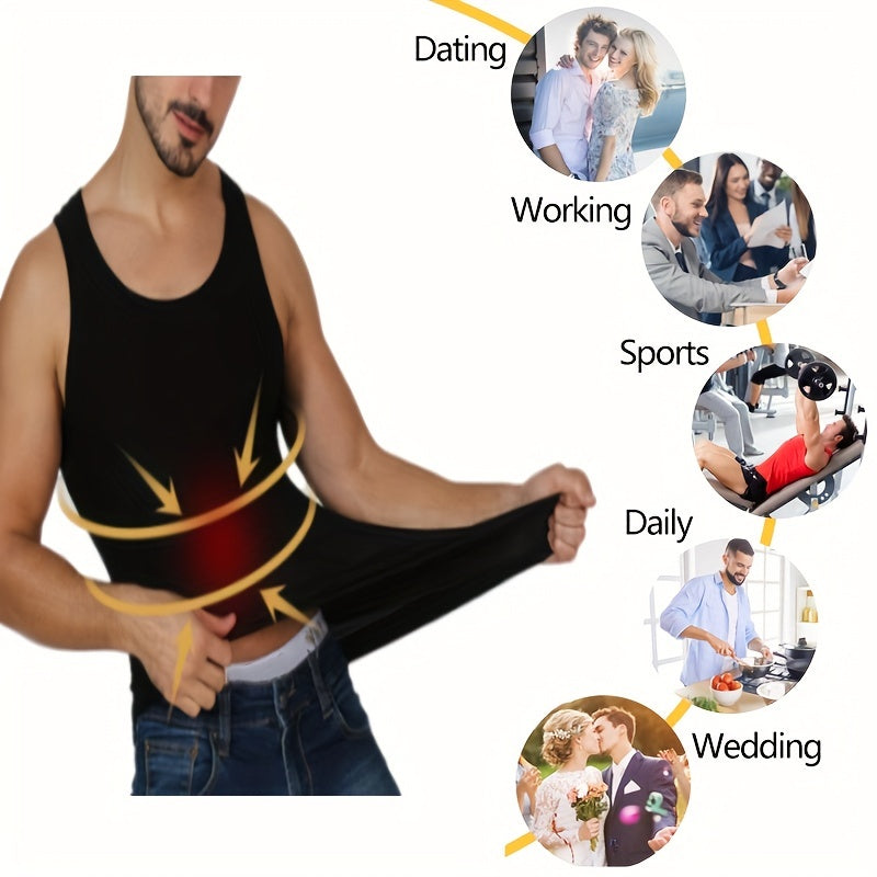 Men's Slimming and Shaping Clothes, Order One Size Up for Abdomen Slimming