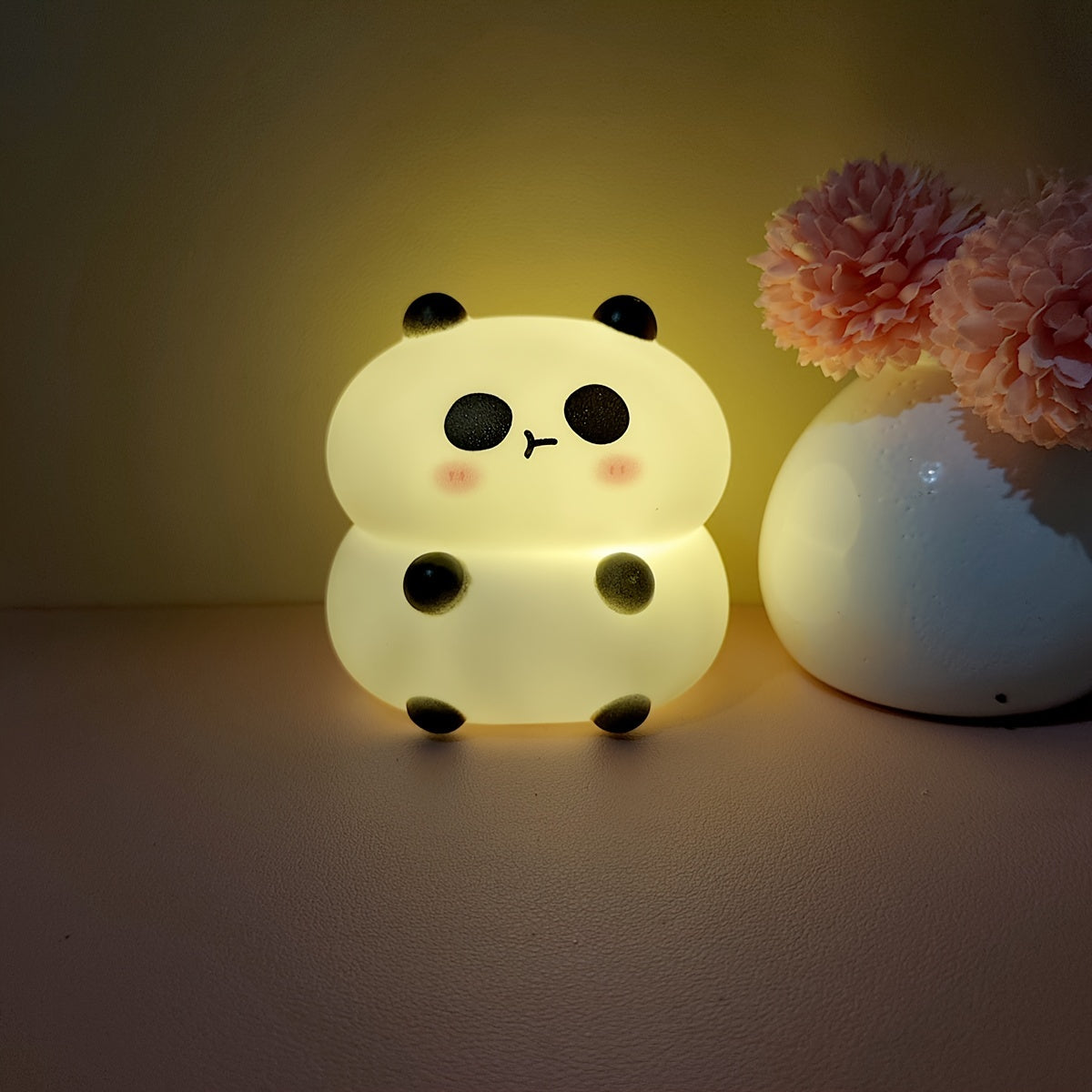 Freestanding Panda LED Nightlight with Toggle Control, Battery Powered, Ideal Gift for Loved Ones