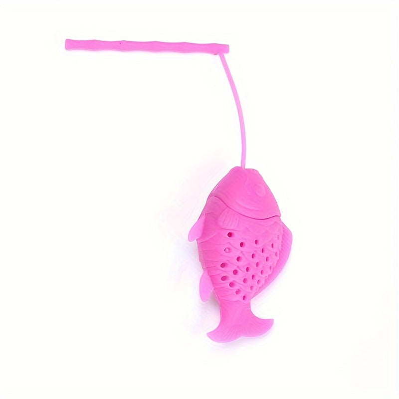 Silicone Cute Little Fish Tea Strainer: A Hygienic and Convenient Home Tea Brewing Tool