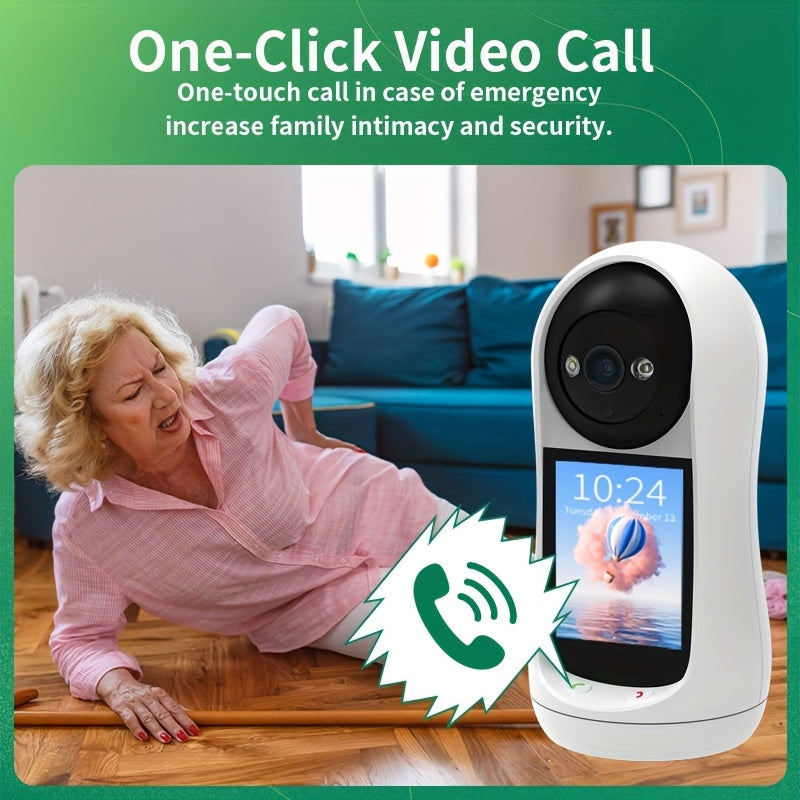 Monitor your home with the 1pc SmartGuard 1080p HD Video Camera. This indoor security cam features two-way audio, night vision, motion detection, and remote control via an app. It is USB powered and compatible with smartphones, as well as Apple HomeKit