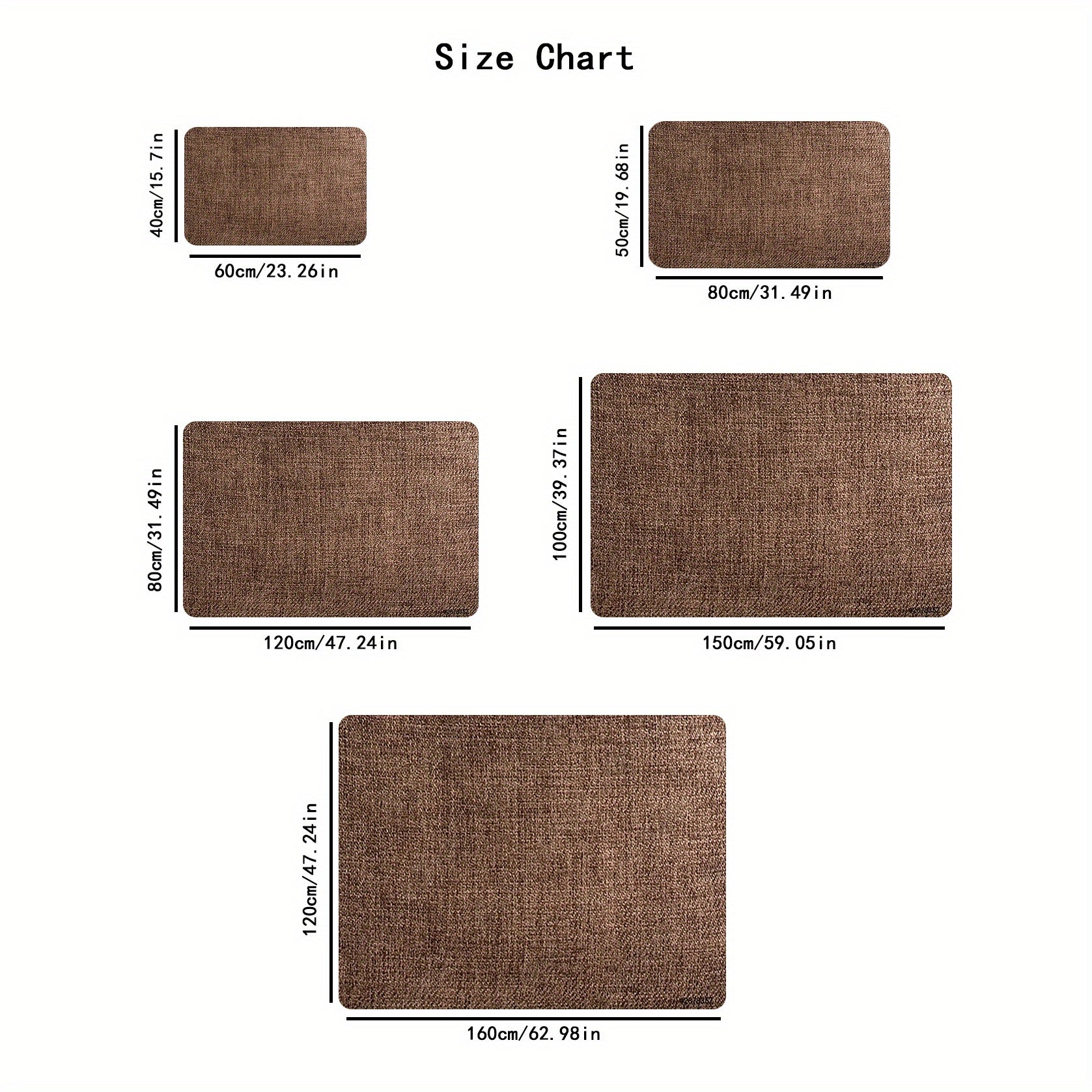 Thick and Sturdy Kitchen Mat - Non-Slip, Easy to Clean with Stylish Design | Ideal for Living Room, Entryway, or Balcony | Made of Durable Polyester Fiber, Machine Washable for Home Decor