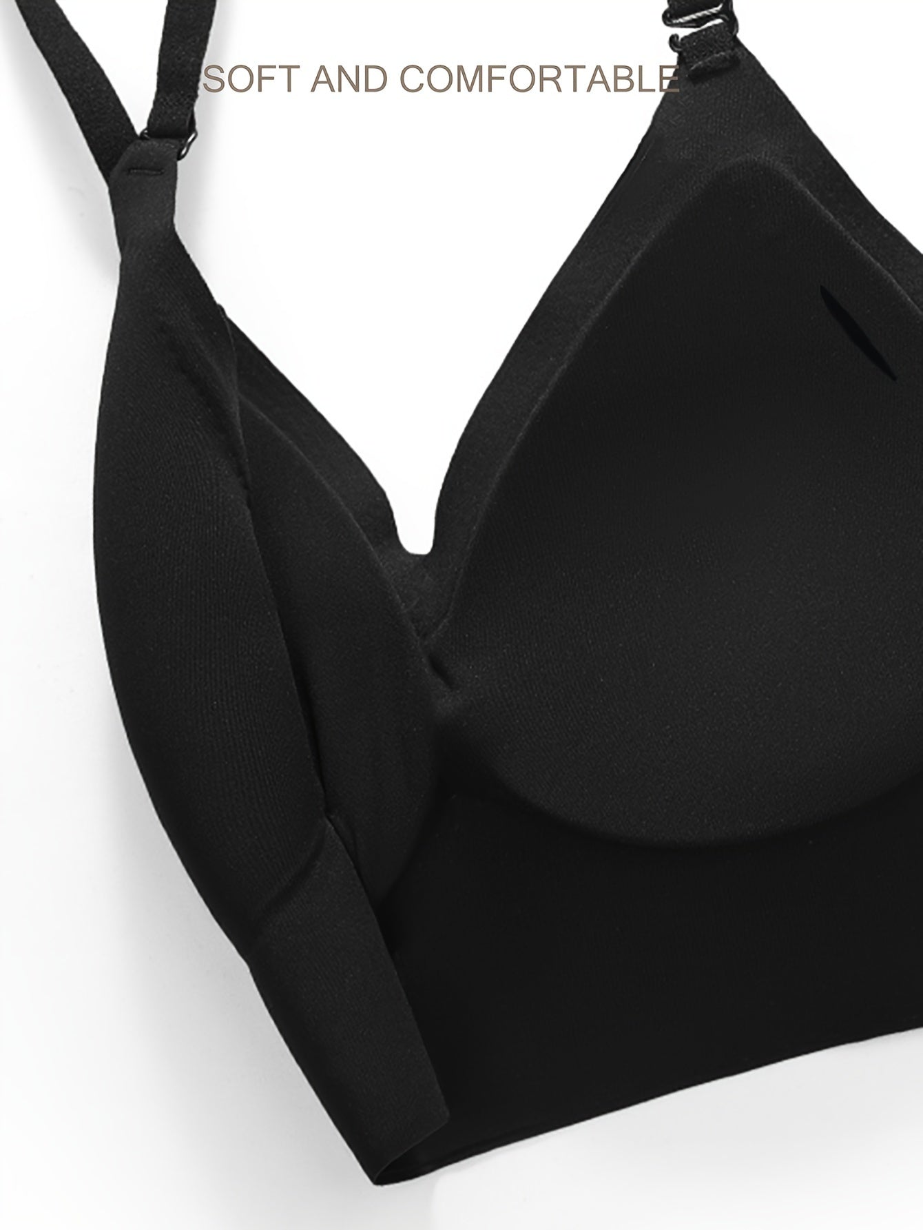 Qattiq Seamless Orqasiz Bra - Simsiz Push Up, Qulay va Havo O'tkazuvchi