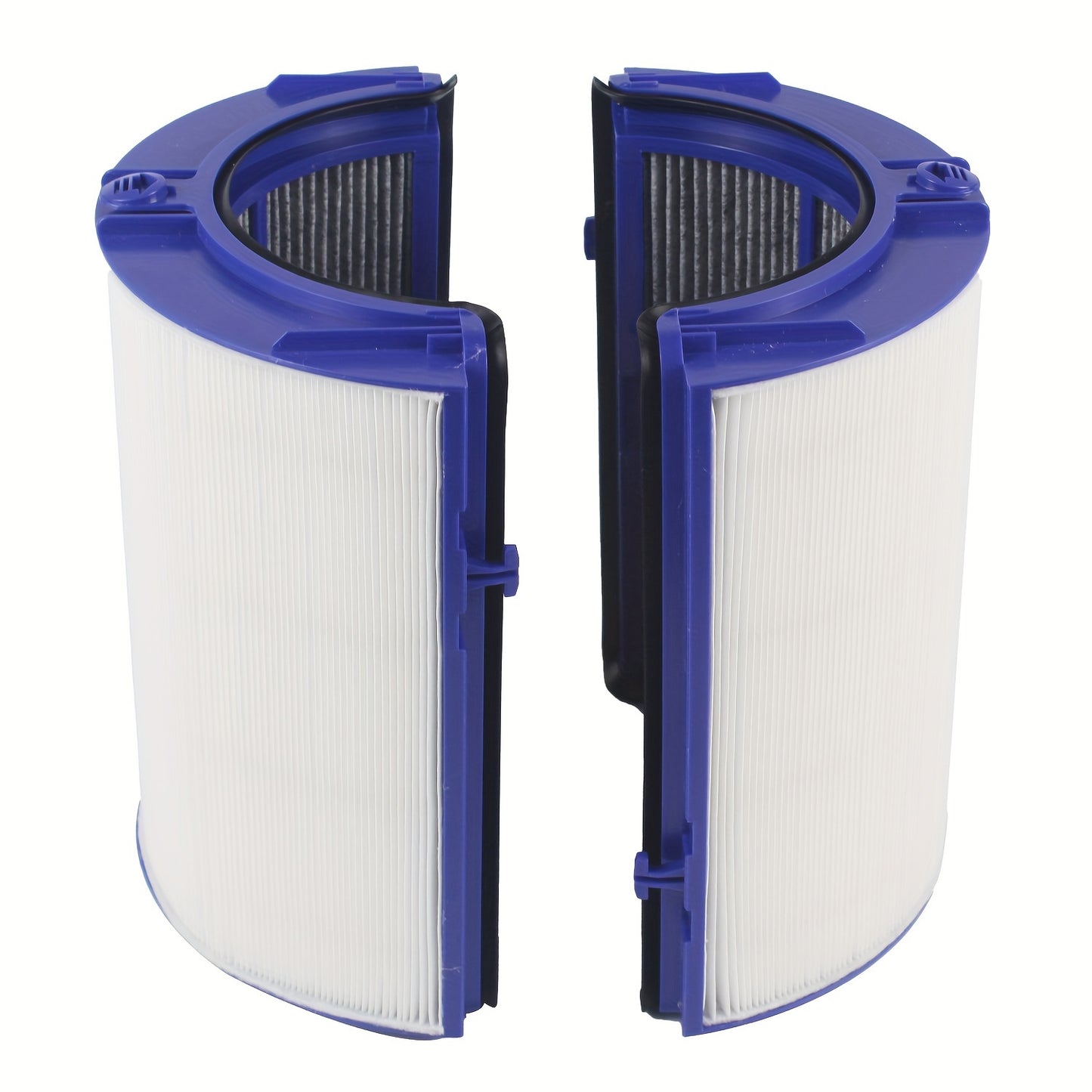 Dyson Air Purifier HEPA & Carbon Filter Set compatible with multiple models, includes cleaning brush, white.